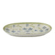 Olga Ceramic Rectangular Plate Blue and Olive 13 x 21.5CM