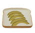 Avo On Toast Ceramic Plate 16 X 16 Cm
