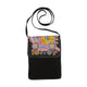 Kangaroo Gifts Hand Painted Leather And Denim Cross Body Bag For Women 22 x 28 x 2.5CM