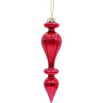 Theatre Seasonal Decor Glass Drop Hanging Ornament Fiesta Red