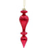 Theatre Seasonal Decor Glass Drop Hanging Ornament Fiesta Red