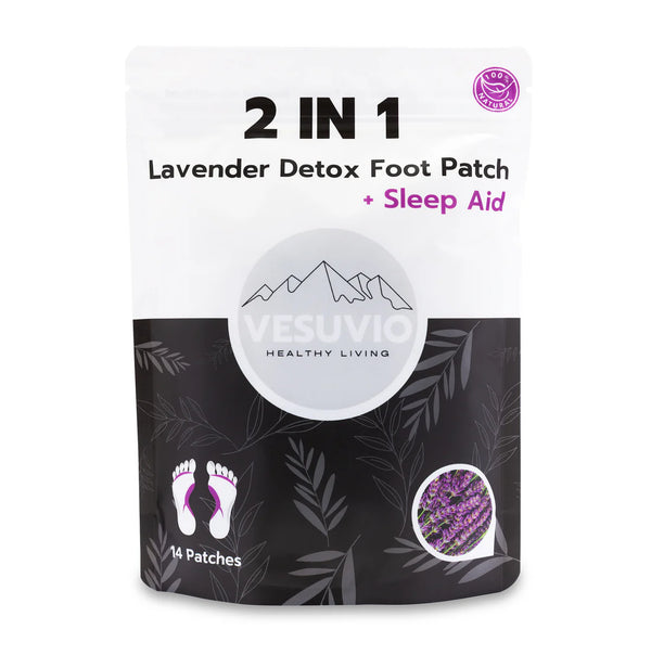 Vesuvio Lavender Detox Foot Patches 14Pk