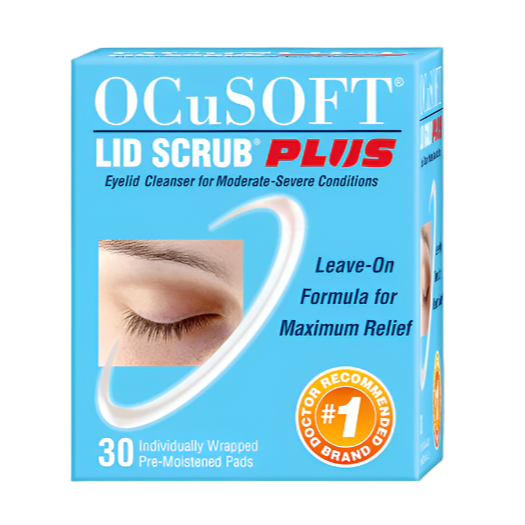 OCuSOFT Lid Scrub Plus Pre-Moistened Pads 30 Pads