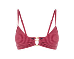 Duskii Long Island Bikini Top Raspberry