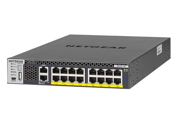 Netgear ProSAFE M4300-16x 600W 16-Port Gigabit Managed PoE+ Switch [XSM4316PB-100AJS]