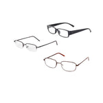 Insight Mens Gunmetal Reading Glasses +1.00