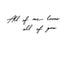 Hoagard All Of Me Loves All Of You Wall Art