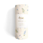 Fox & Fallow Forget Me Not Organic Muslin Wrap Swaddle