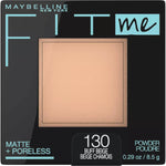 Maybelline Fit Me Matte + Poreless Pressed Face Powder Makeup - 130 Buff Beige 8.5g