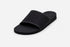 Indosole Men's Slide Sandal Black With Contrast Stitch Size 9