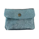 Maison Fanli Coin Purse Metallic Aqua