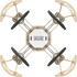 Airwood Ninja Wood Drone Frame