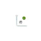 Ross Acrylic Duo Jewelled Bent Post Nose Studs NS4042
