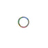 Rossan Hinged Segment Nose Ring Rainbow NS6000RB 10mm 18g