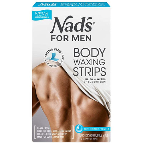 Nads Mens Body Waxing Strips 20