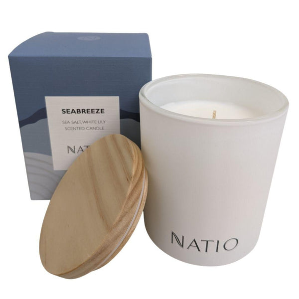 Natio Scented Candle Seabreeze 280g