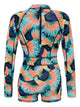 Duskii Neoprene Long Sleeve Shorty Suit Tropical