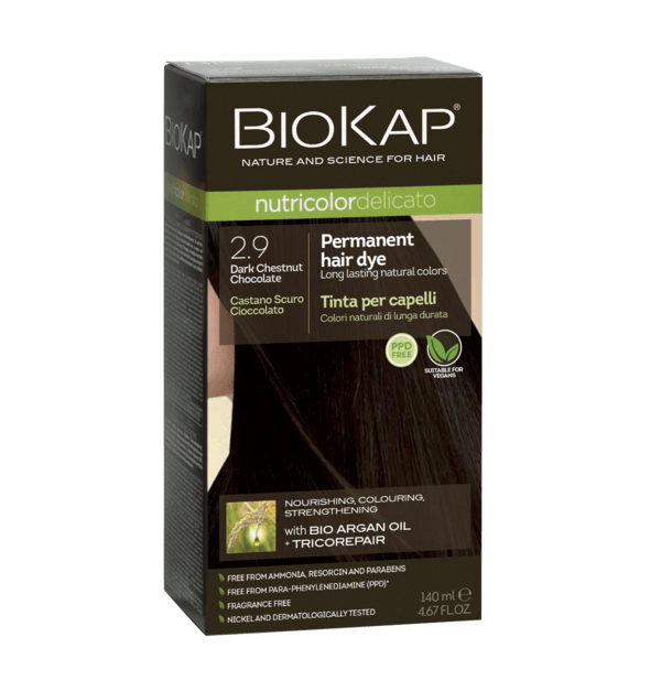 BioKap Delicato 2.9 Dark Chestnut Chocolate Gentle Dye 140Ml