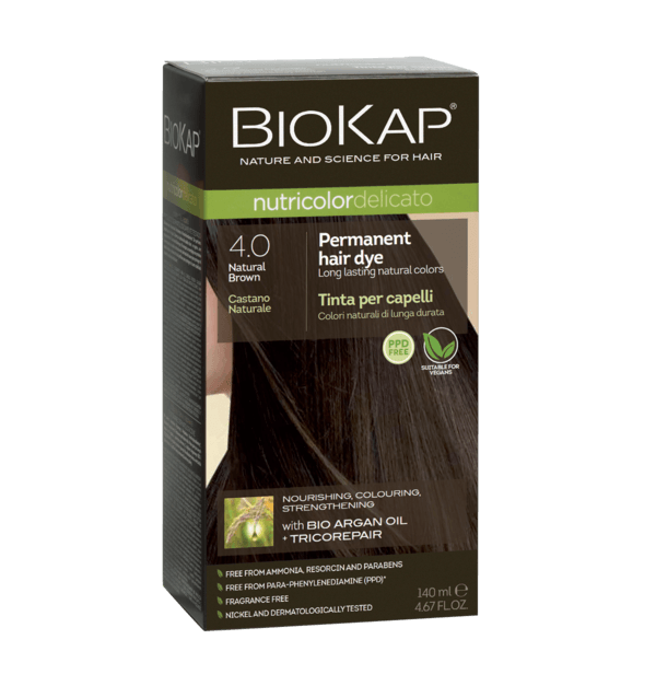 Biokap Delicato 4.0 Natural Brown Gentle Dye 140Ml