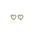Rossan Open Heart Cz Gold