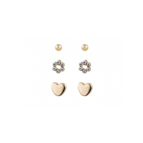 Adnohr Sensation Heart Daisy Set Gold