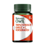 Nature's Own Triple Strength Garlic + C Horseradish Tabs 150