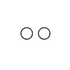 Rossan Eh6008 Ear Hinged Ring Black 8Mm