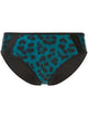 Duskii Oceane Full Brief Bottom Leopard Teal