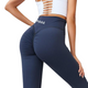 P.O.S.E Vitality Navy Blue Scrunch Gym Leggings