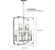 NewYork Allure - 12 Light - Silver Plated Chandelier