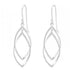 Rossan Double Delight Silver Hanging Earring