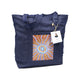 Kangaroo Gifts Denim Large Tote Bag With Screen Printed Pocket Panel 40 x 33 x 12CM
