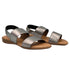 Pinaz 631 Silver Elasticated Sandals