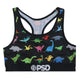 PSD Underwear Black Dino Sports Bra