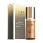 GLO24K Timeless 24k Anti-Aging Serum with 24k Gold Amino Peptides & Vitamins A C E 35ML