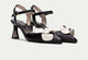 Hispanitas Dalia Black And White Heeled Sandal