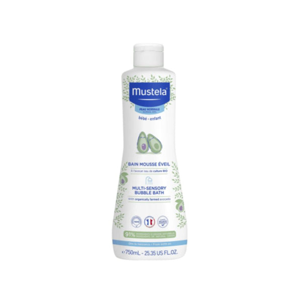 Mustela Multi-Sensory Bubble Bath with Avocado 750ml