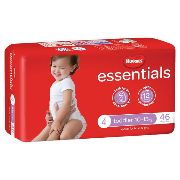 Huggies Essential Nappy Toddler 46 Pack