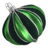 Theatre Seasonal Decor Green Striped Drop Hanging