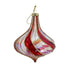Theatre Seasonal Decor Red Swirl Hanging Ornament