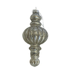 Theatre Seasonal Decor Antique Silver Round Finial 1 14 x 6CM