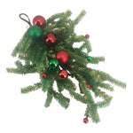 Theatre Seasonal Decor Green Swag With Red Balls