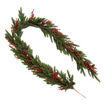 Theatre Seasonal Decor Green Red Berry Garland