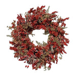 Theatre Seasonal Decor Rustic Red Berry Wreath