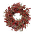Theatre Seasonal Decor Rustic Red Berry Wreath