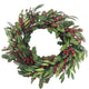 Theatre Seasonal Decor Green Red Berry Wreath