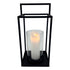 Theatre Seasonal Decor Black Metal Lantern 42cm