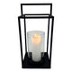 Theatre Seasonal Decor Black Metal Lantern 42cm