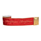 Theatre Seasonal Decor Red Gold M C Ribbon 100MM