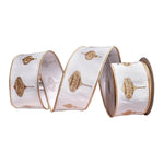 Theatre Seasonal Decor White Cream Ornament 100mm
